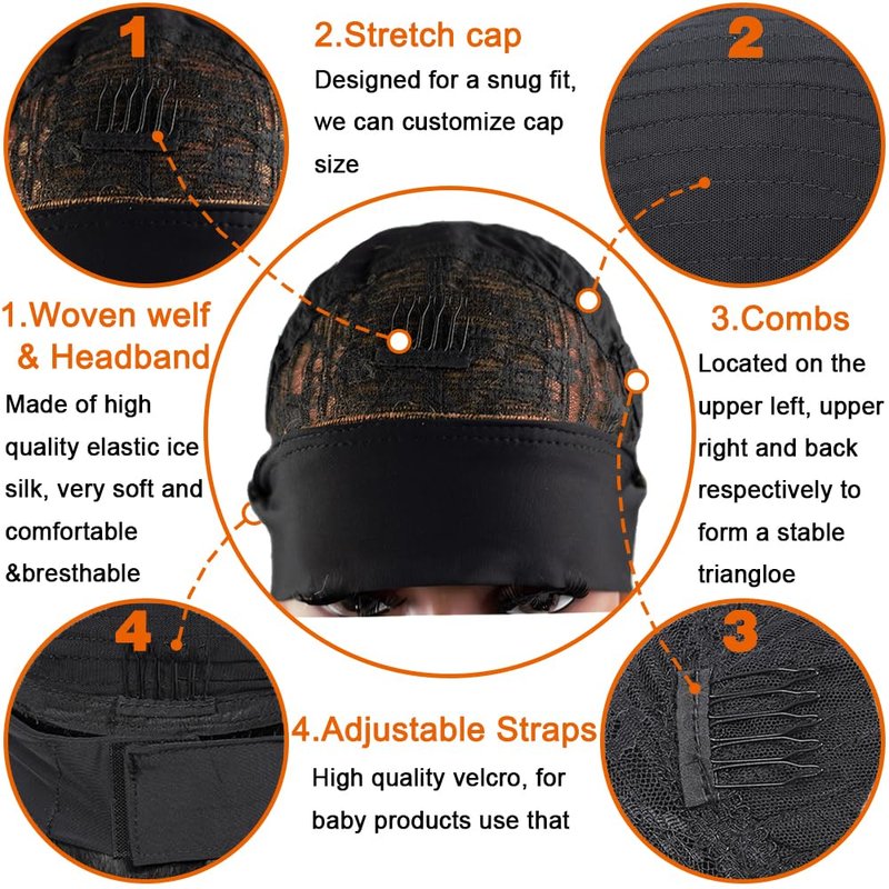 YiweYowe 26 Inch #350 Orange Headband Wig Human Hair 150% Density Grade 8A Unprocessed Brazilian Virgin Hairs Machine Made Orange Straight Headband Wig Human Hair None Lace Front Wig