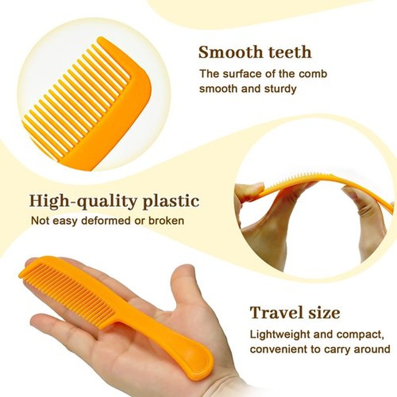 Combs Bulk Individually Wrapped Pocket Travel Hair Combs for Women, Men and Kids, Bulk Comb for Homeless Hotel Shelter Home Charity(purple, raspberry, yellow, blue, Pack of 100)