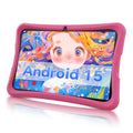DigiLand 10.1 Inch Kids Tablet, Android 15 Tablet for Kids,6G+32GB up to 128GB,6000mAh Battery,Dual Camera,WiFi,BT 5.0,Best Electronics Tablets Gift for Kids,Shockproof Protective Case (Pink)
