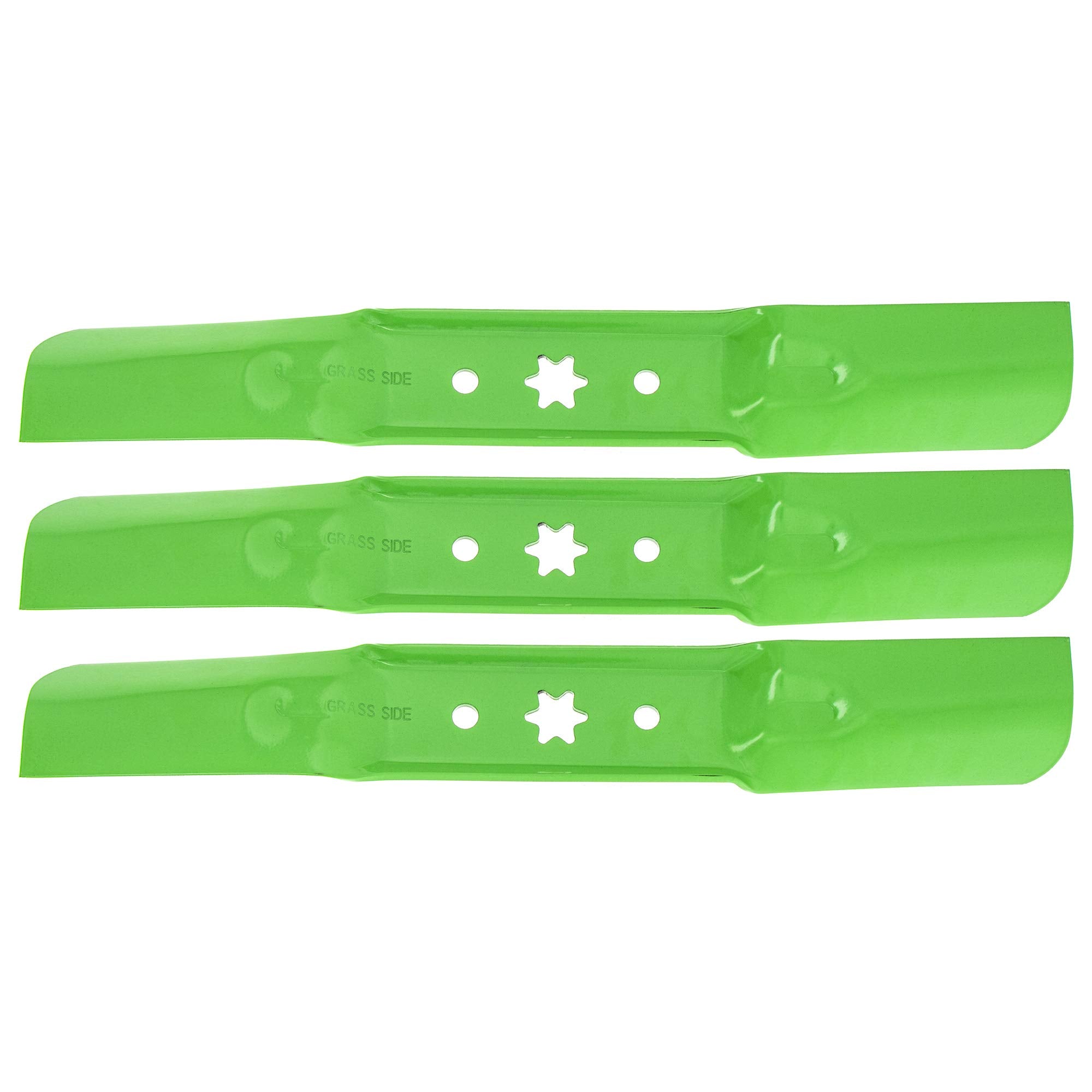 8TEN LawnRAZOR Mower Blade for MTD Cub Cadet 942-05052A High-Lift 3-Pack