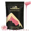 Lifestance Wax Beans Hair Removal Kit, Rose Pink, 2.5lb with 30 Applicators for Eyebrow, Face, Underarm, Bikini Waxing, Women Men Sensitive Skin