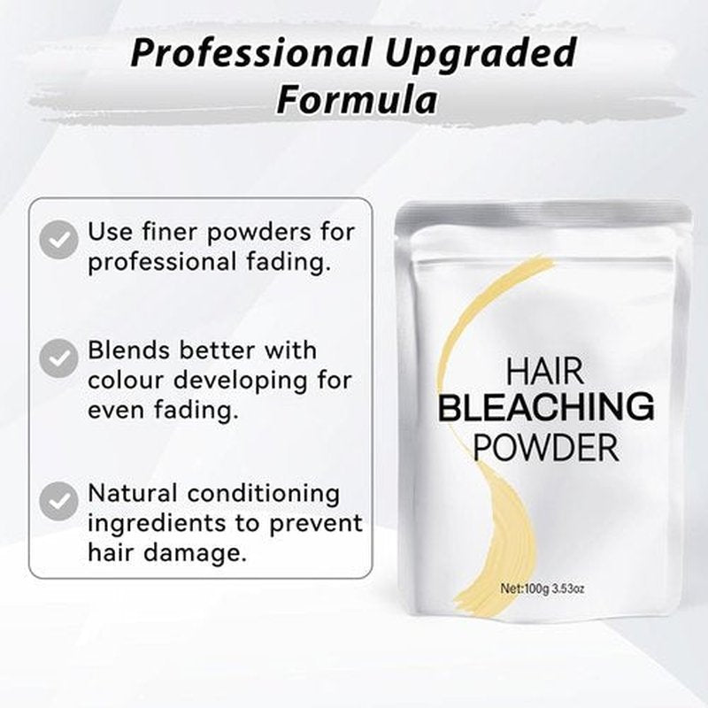 Regine Switzerland Hair Bleach Powder - Professional Lightening Formula for DIY Blonde Highlights | 100g/3.53oz