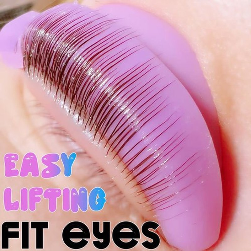 Eyelash Perm Pads Lash Lift Rods Eyelash Lift Shields Silicone Pads 9 Sizes 18 Piece Reusable Soft Lash Lift Pads Shield for Different Length Eyelashes Perfect Lifting (Violets)