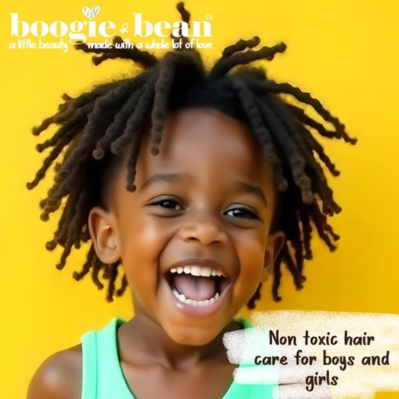 Boogie and Bean Good Hair Oil for Babies and Kids, Natural Baby Hair Products, Moisturizer For Black Babies Infants and Toddler, Hair Butter Moisturize Hair, Braids and Twists