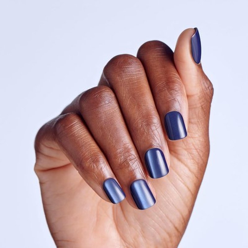 KISS imPRESS Press-On Nails - Velvet Romance ColorFX, Purple Short Squoval - 30 Nails & Accessories Included