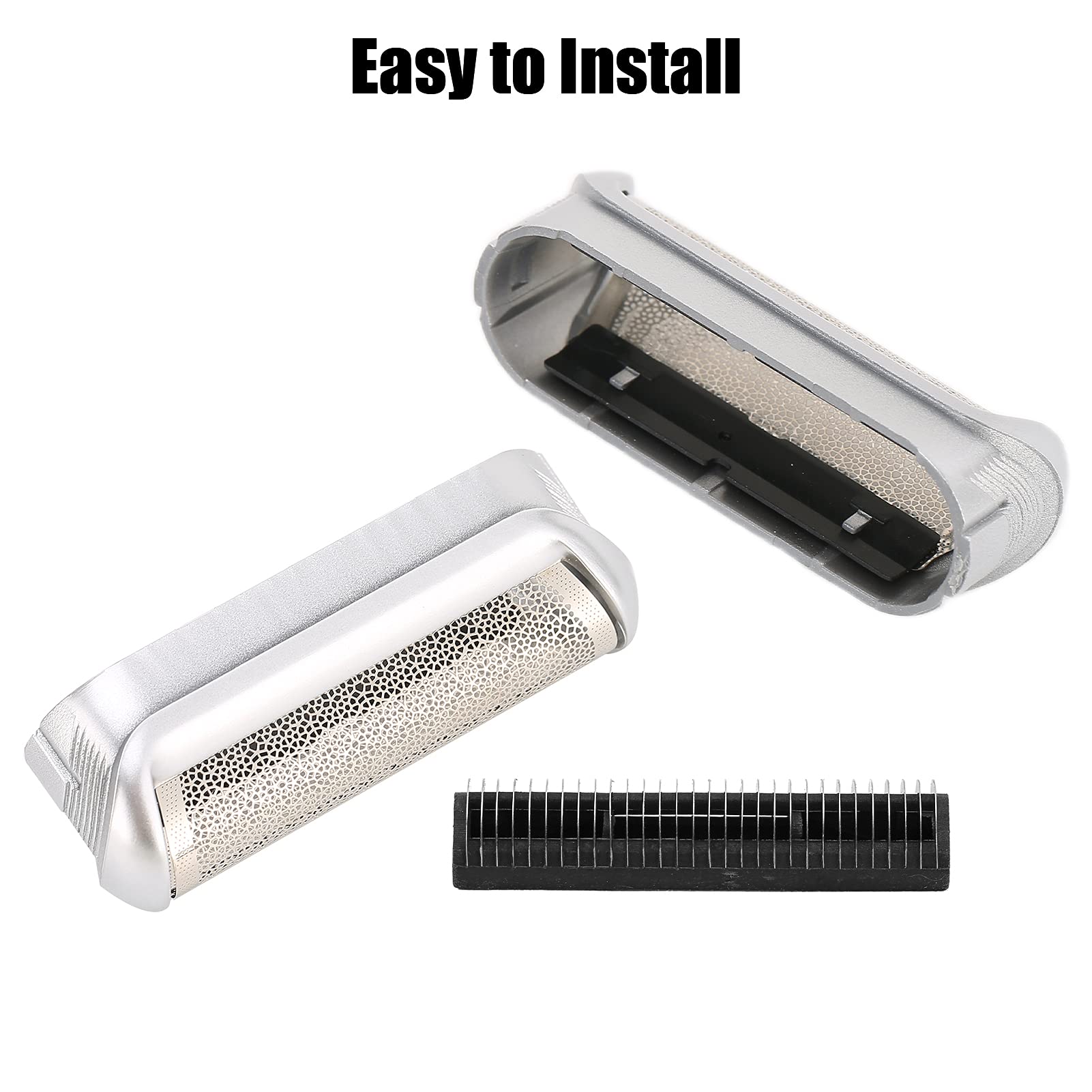 5S Replacement Foil & Cutter, Shaver Foil Head for - Compatible with M90, M60, P40, P50, P60, P70, P80, 555, 575, 370-5s - Beard Trimmer, Electric Shaver Head Replacement Kit