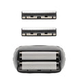 VGR 308/640S Foil Shaver Replacement Head, Electric Shaver Replacement Foil and Cutters Set, Double Titanium Foil Floating Blade, 1 Pack