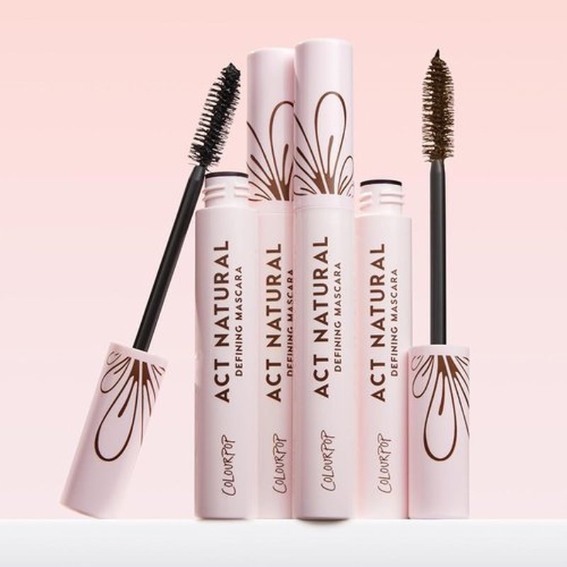 ColourPop Act Natural Defining Mascara - Clump-Free Black Formula for Lifted, Defined Lashes - 0.3 oz