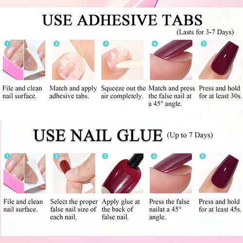 Cute 3D Handmade Press On Nails Short-Rainbow Short Press On Nails for Women and Girls-Colorful Square False Nails with Designs, 10Pcs