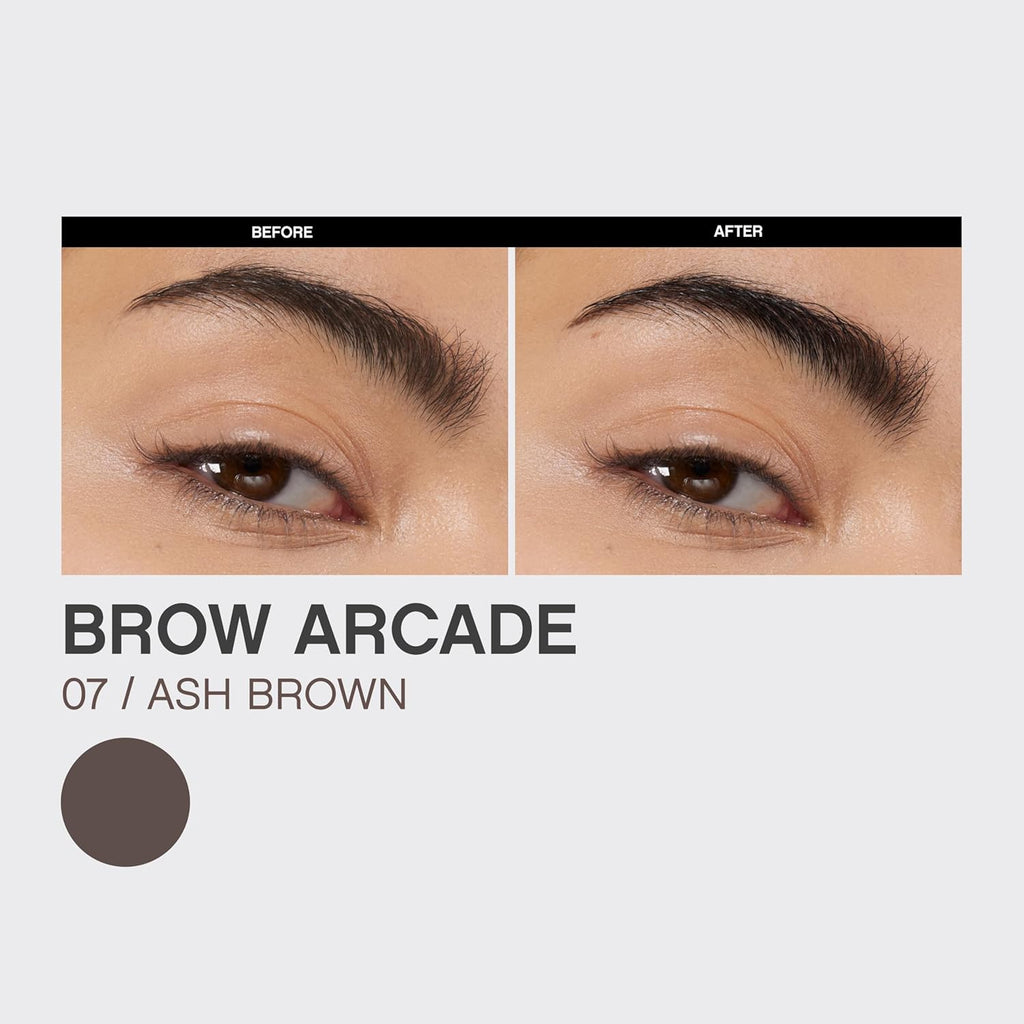 Vivienne Sabó Brow Arcade Eyebrow Pencil - Micro Definer with Brush for Cool-Toned Hair | Shade 07 Ash Brown, 0.035 oz