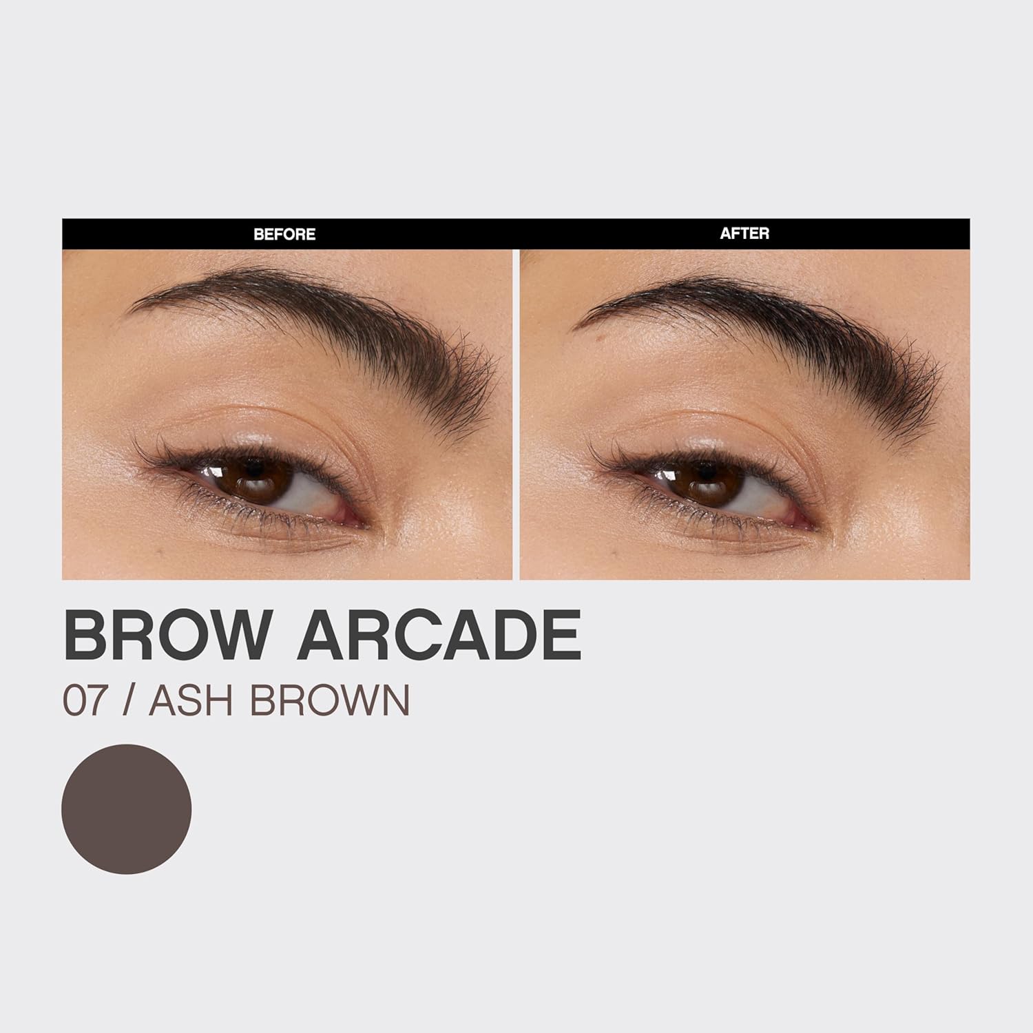 Vivienne Sabó Brow Arcade Eyebrow Pencil - Micro Definer with Brush for Cool-Toned Hair | Shade 07 Ash Brown, 0.035 oz