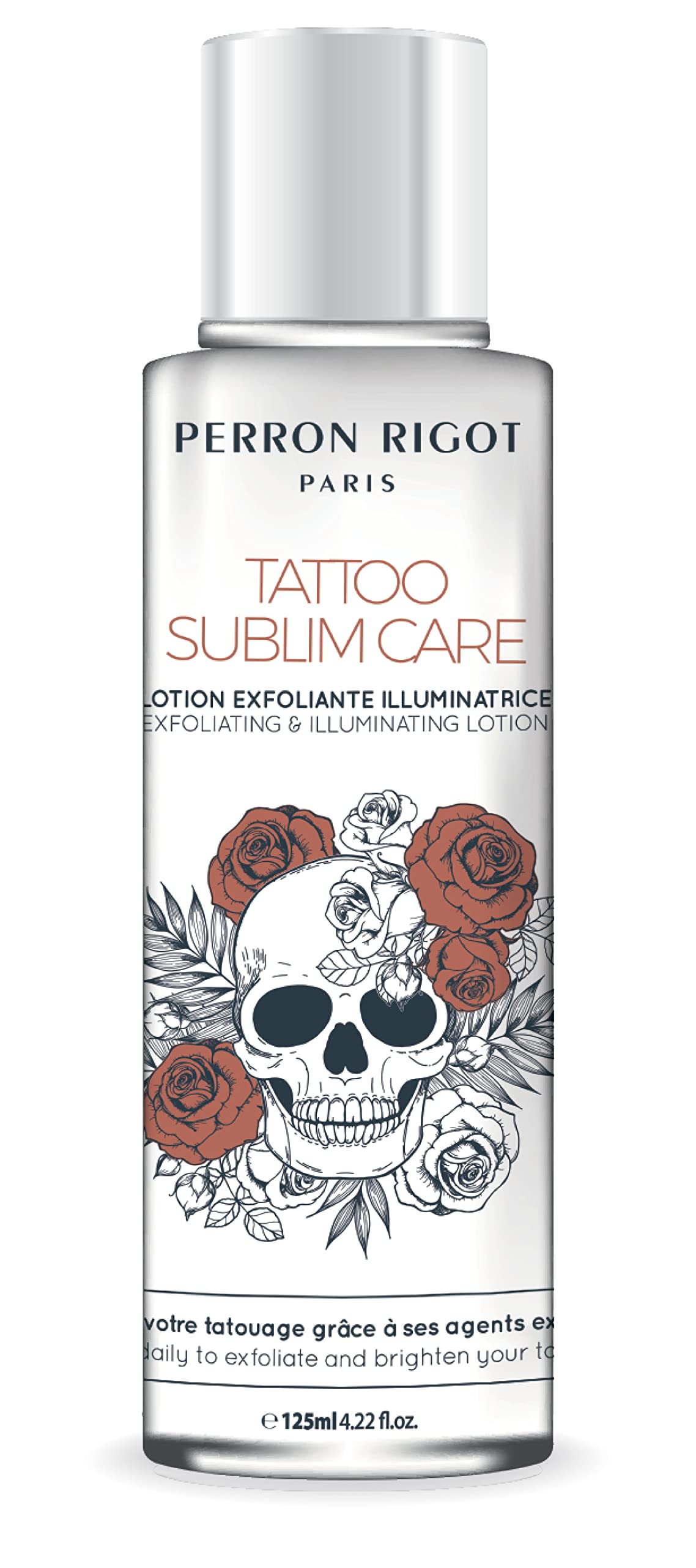 Cirepil - TATTOO - Sublim Care - Exfoliating & Illuminating Lotion - Cleanse and Purify, Gently Exfoliate Before Waxing - 4.22 fl oz