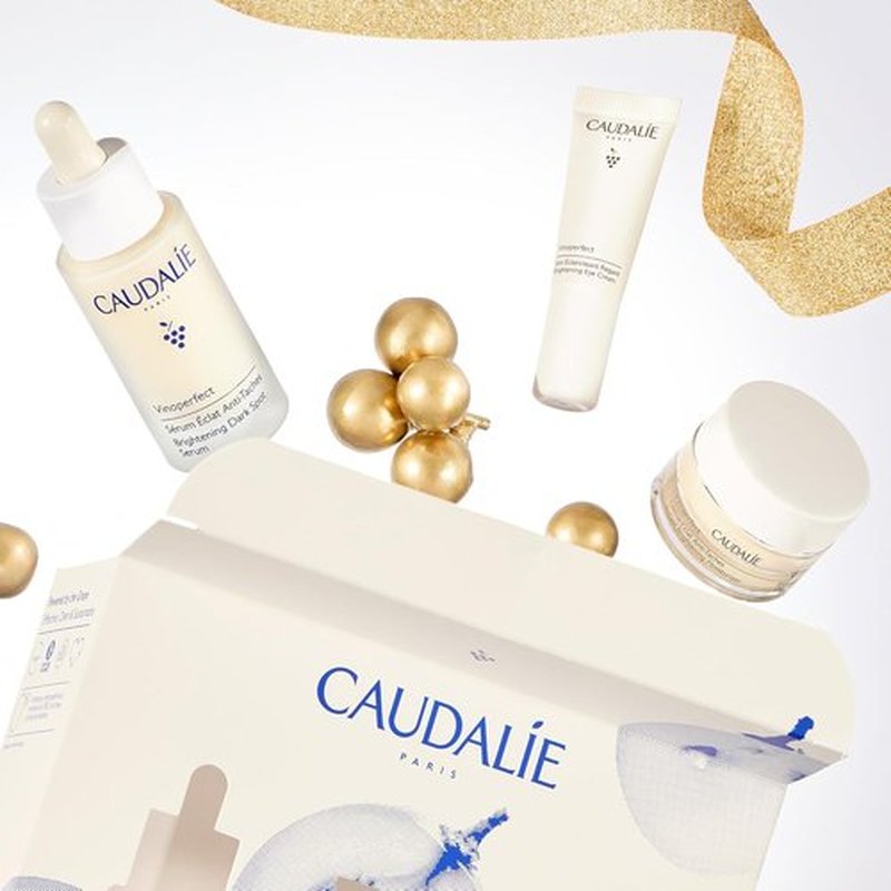 Caudalie Dark Spot Brightening Trio | Vinoperfect Serum + 2 Free Travel-Size Products - $120 Value
