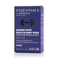 Spongelle Men's Essentials Ocean Body Buffer | Bath & Shower Loofah for Men | Cleanse, Exfoliate, and Nourish in one Easy Step | Cruelty-Free, Vegan, Dermatologist-Tested, Made in USA