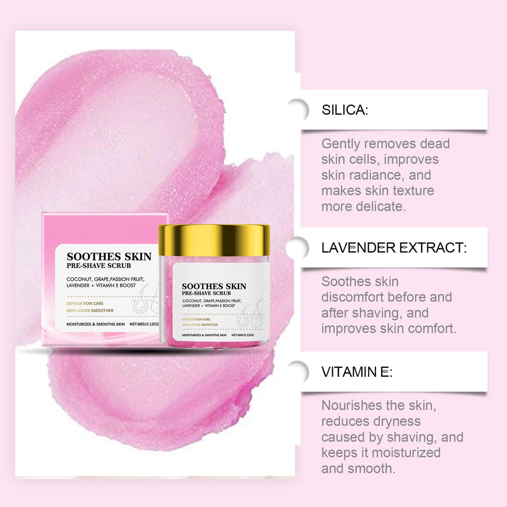Dark Spot Exfoliating Scrub–Soothes Skin Pre-Shave Scrub for Dark Spots & Dry Skin–Gently Buffs & Soothes Sensitive Skin, Suitable for Face & Body, 60 ml /2.12 Oz