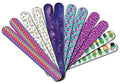 New8Beauty Emery Board Colorful (12-Pack) - Nail Spa Party Favors Supplies - Best Stocking Stuffers Gift for Girls Women Kids Mom Girlfriend - Manicure Pedicure