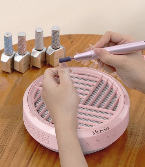 MelodySusie SproR Pink Nail Dust Collector Replacement net 2 packs