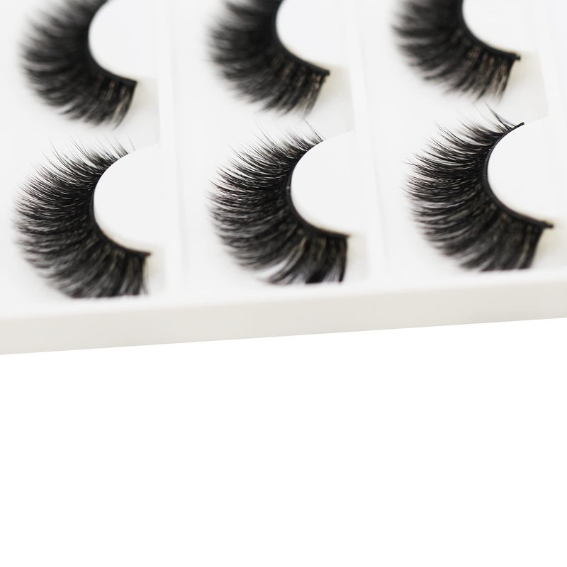 Vayator 16 Pairs False Eyelashes Natural Wispy Fluffy Dramatic Volume Fake Lashes Extension Handmade Cruelty-free Eyelash (D057)