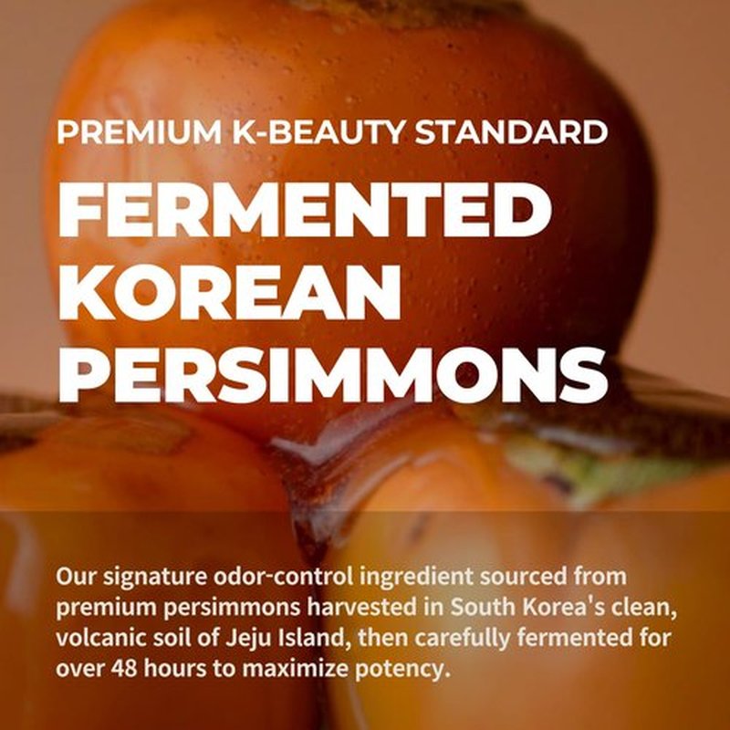 Rememberin Body Wash for Aging Body Odor & Nonenal – Korean Fermented Persimmon Extract, Reduces Body Odor up to 92.3%, CICA & Ceramide for Sensitive Skin, Sulfate-Free (17.6 oz / 500g)