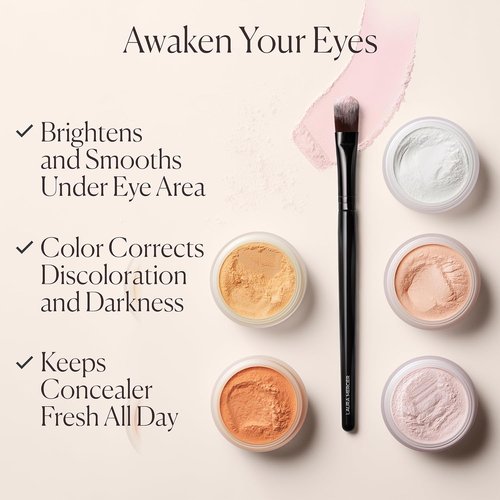 Laura Mercier Translucent Loose Setting Powder & Secret Brightening Corrector Bundle - Tone-Up Rose & Soft Pink