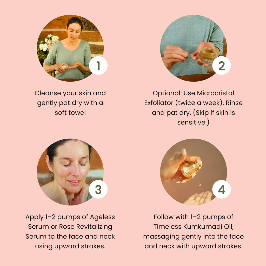Shankara Kumkumadi Oil for Face - Pure Saffron with 32 Ayurvedic Flowers – Gua Sha Facial Oil for Glowing Skin – (5ml) Timeless Kumkumadi Tailam Original Scent – Moisturizing and Hydrating