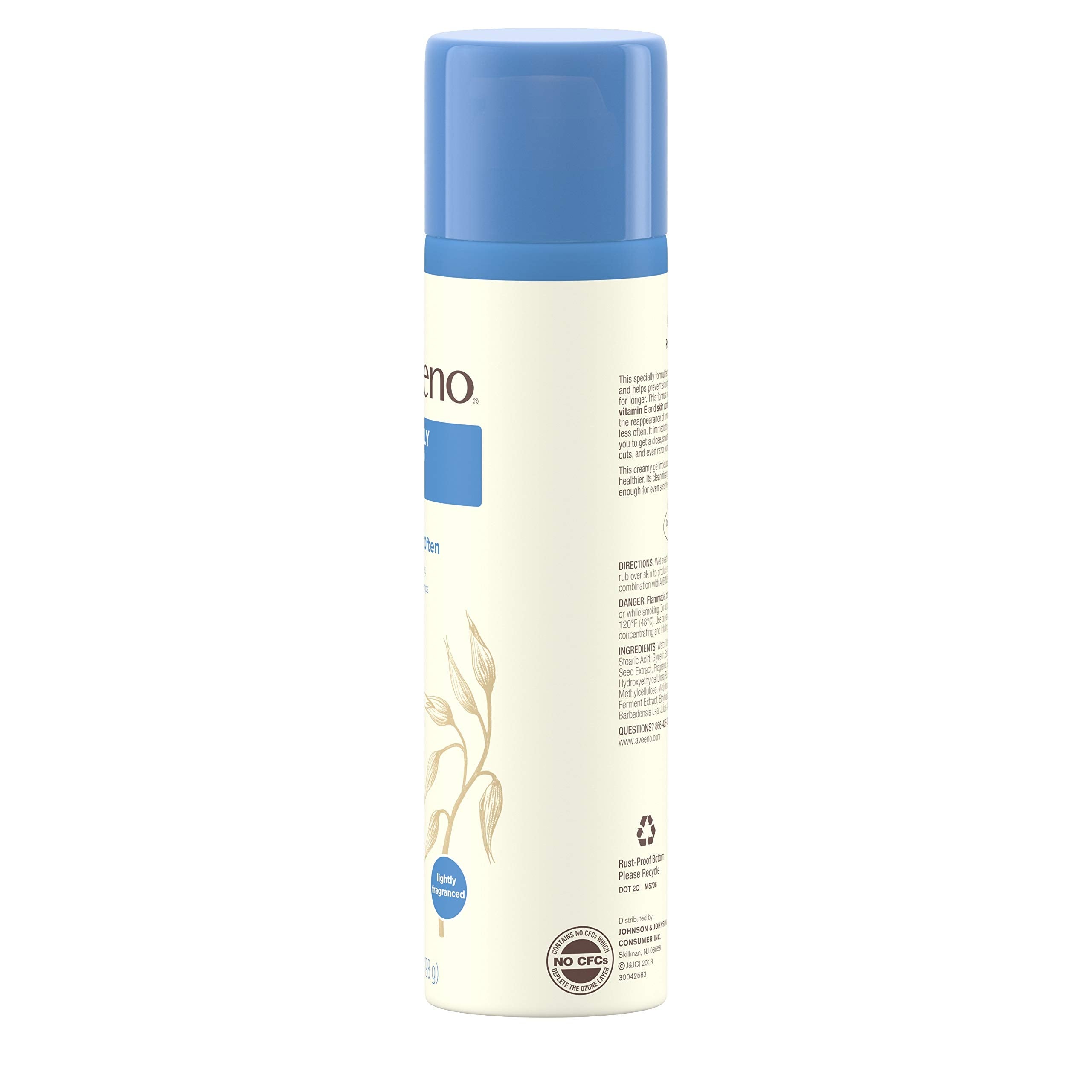 Aveeno - Active Naturals Positively Smooth Shave Gel with Natural Soy - 7 oz.