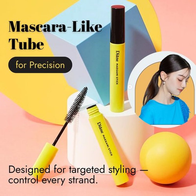 Moist Diane Perfect Beauty Hair Wax Stick for Women, Hair Gel Stick Tamed Hair, Hair Mascara for Flyaways, Not-Greasy Hair Finishing Stick, Portable Maegami Stick with Natural Ingredients from Japan