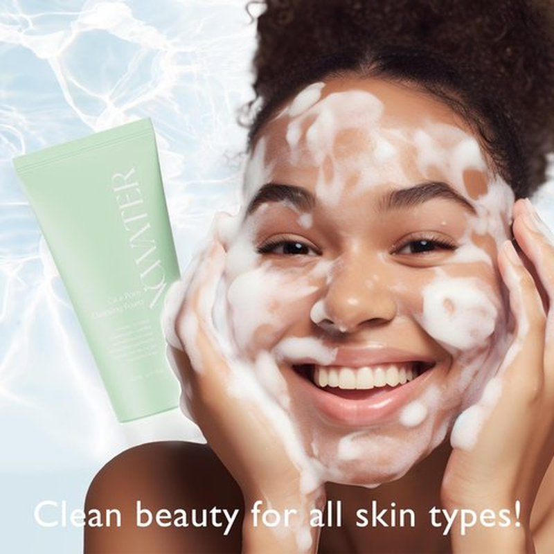 NOWATER Cica Pore Cleansing Foam | Pore Cleansing and Sebum Control | Cica, Hyaluronic Acid, Aloe | Daily Face Wash | Korean Skin Care for face (4.05 fl.oz)