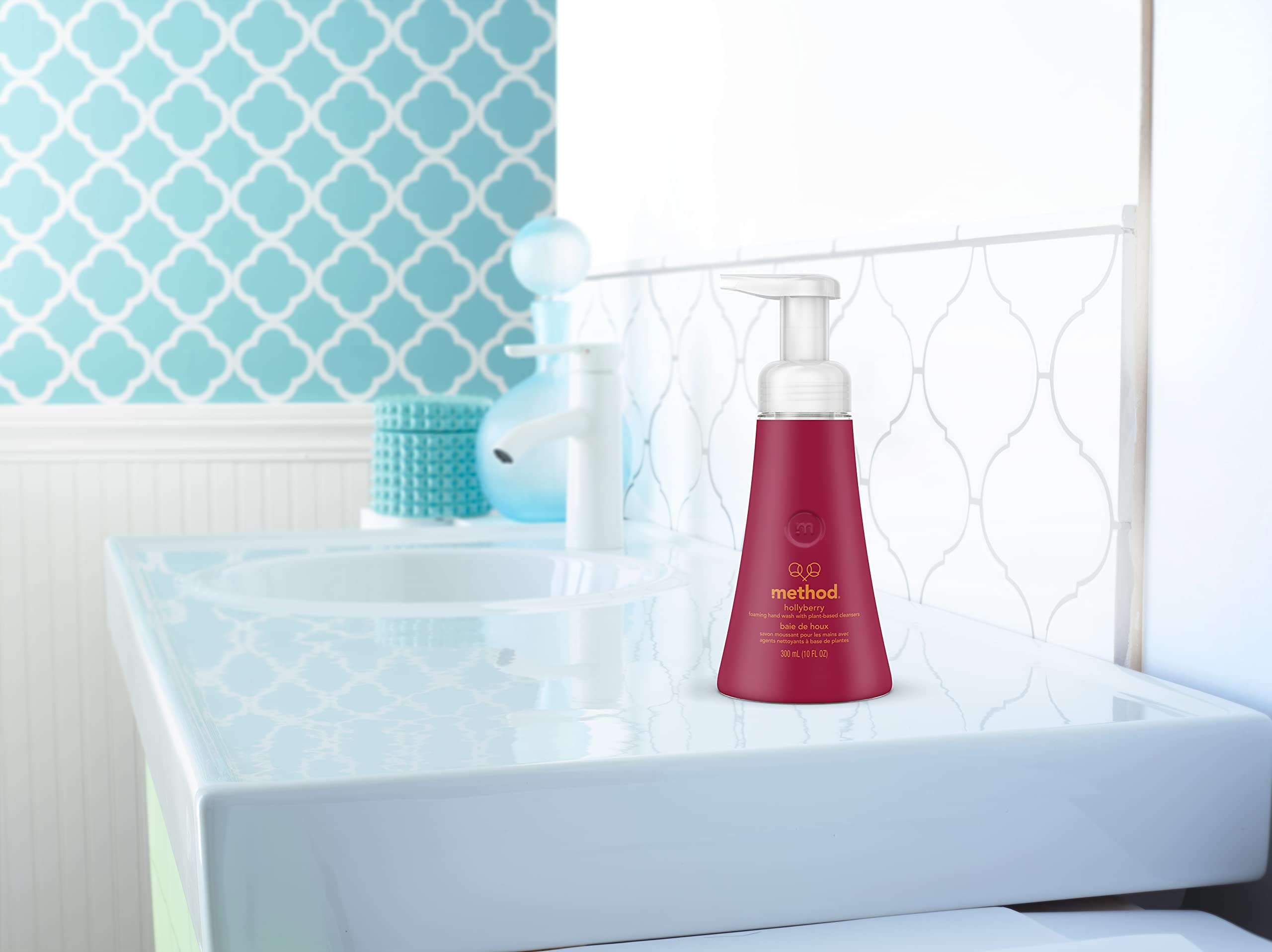 Method Foaming Hand Wash, Hollyberry, 10 Fl Oz (Pack of 1)