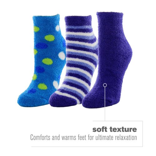 Airplus Aloe and Vitamin E Infused Moisturizing Socks, Women's Size 5-11, 1-Pair, Colors May Vary,2 Count (Pack of 1)
