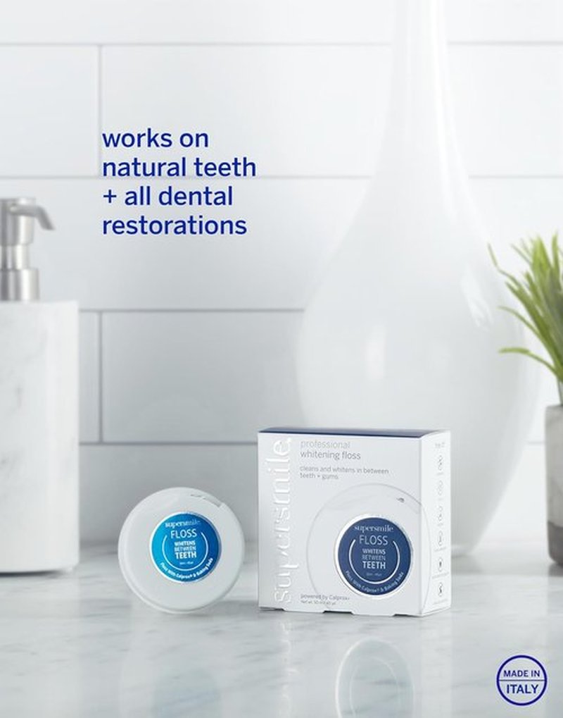 Supersmile Professional Whitening Dental Floss - Enhance Oral Care with Effective Whitening | 1 Count