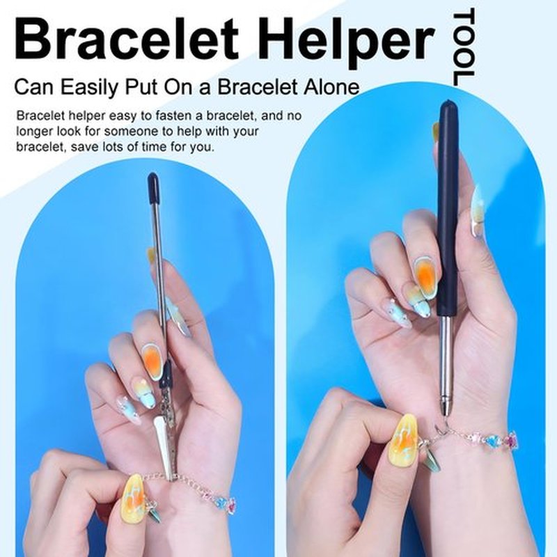 Raisetip Life Kit For Long Nails, Include Piercing Ball Grabber Tool,Bracelet Assistant,Card Grabber,Cream Spatula & Thumbs Hook (12pcs)