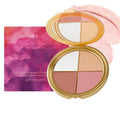 Regine Switzerland Eye & Cheek Palette - 4-In-1 Makeup Kit for Natural Glow & Contouring