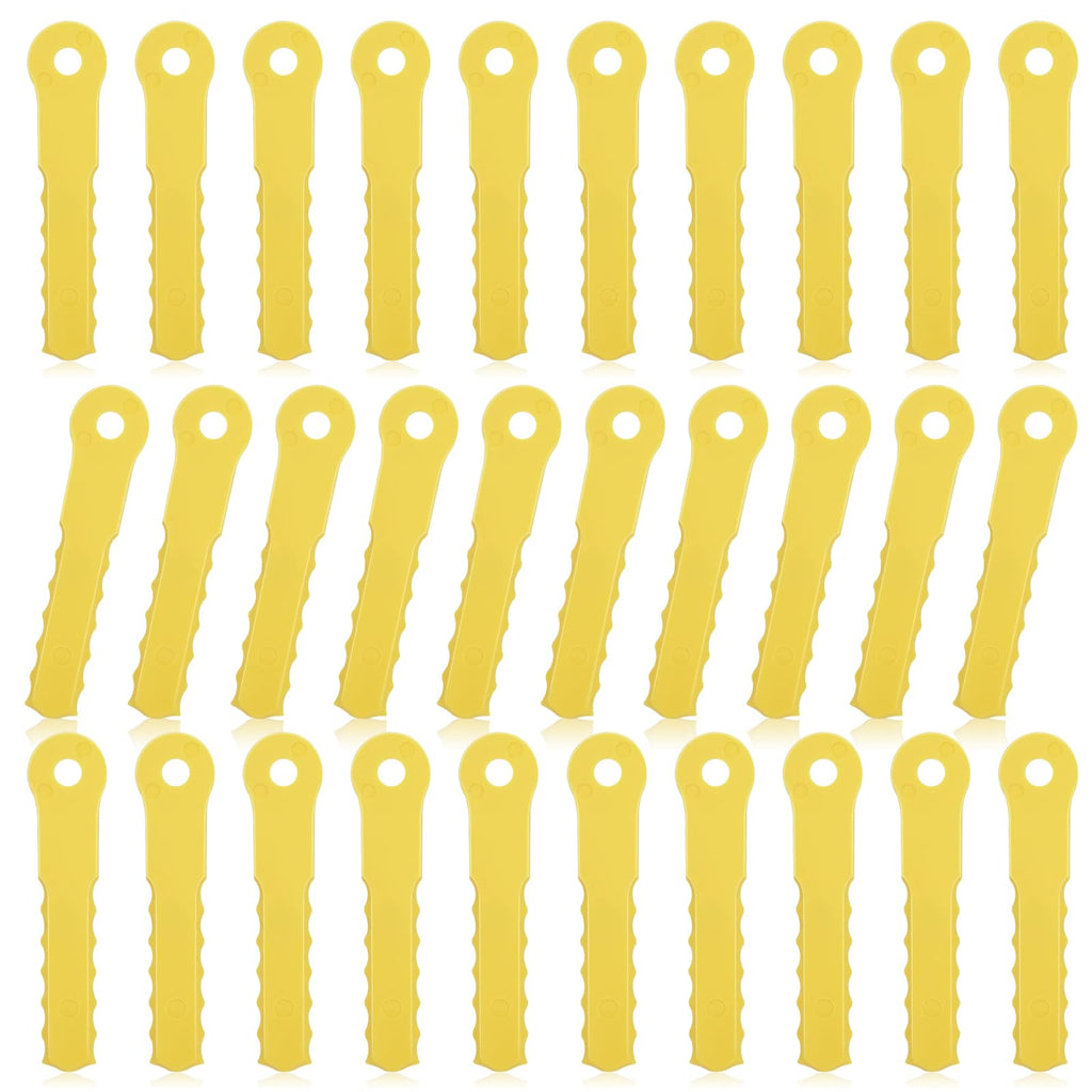 Katifee 70289A Replacement Head Blades Compatible with Weed Warrior 14867B Push-N-Load 3-Blade Trimmer Head and Pivotrim Hybrid 2-N-1 Head(30Pack)