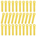 Katifee 70289A Replacement Head Blades Compatible with Weed Warrior 14867B Push-N-Load 3-Blade Trimmer Head and Pivotrim Hybrid 2-N-1 Head(30Pack)