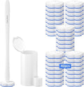 Topo Bear Toilet Bowl Brush - Disposable Cleaning System with 40 Refills | Easy Toilet Maintenance