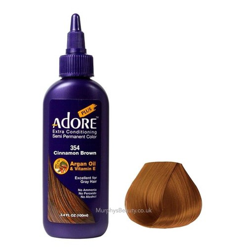 Adore Plus Cinnamon Brown Hair Color - 3.4 Fl Oz | Rich, Vibrant Shade for Stunning Results