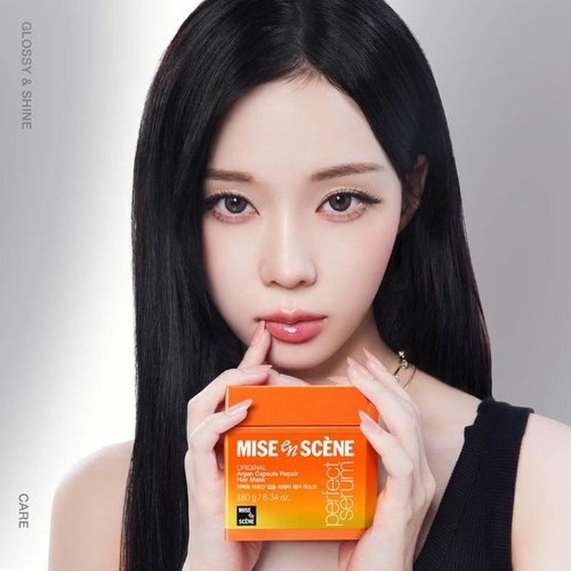 Mise En Scene Argan Oil Repair Hair Mask - Deep Conditioning Protein Formula for Damaged Hair | 6.34 Fl. Oz.