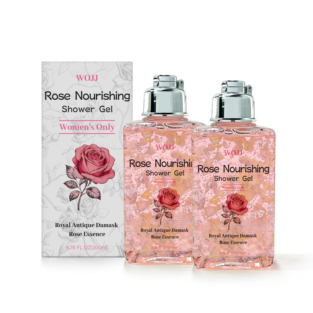 Rose Elixir Body Wash for Women - Gentle Moisturizing Shower Gel with Triple Rose, Nourishing Cleanser, 6.76 oz (2)