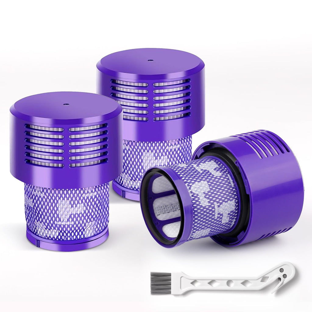 Klypticfit 3-Pack Replacement HEPA Filter Compatible with Dyson V10 & SV12