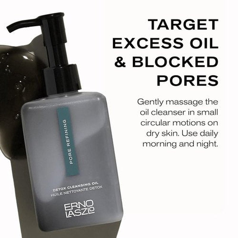 Erno Laszlo Detoxifying Oil Cleanser - Deep Cleanse & Nourish Skin | 6.0 oz