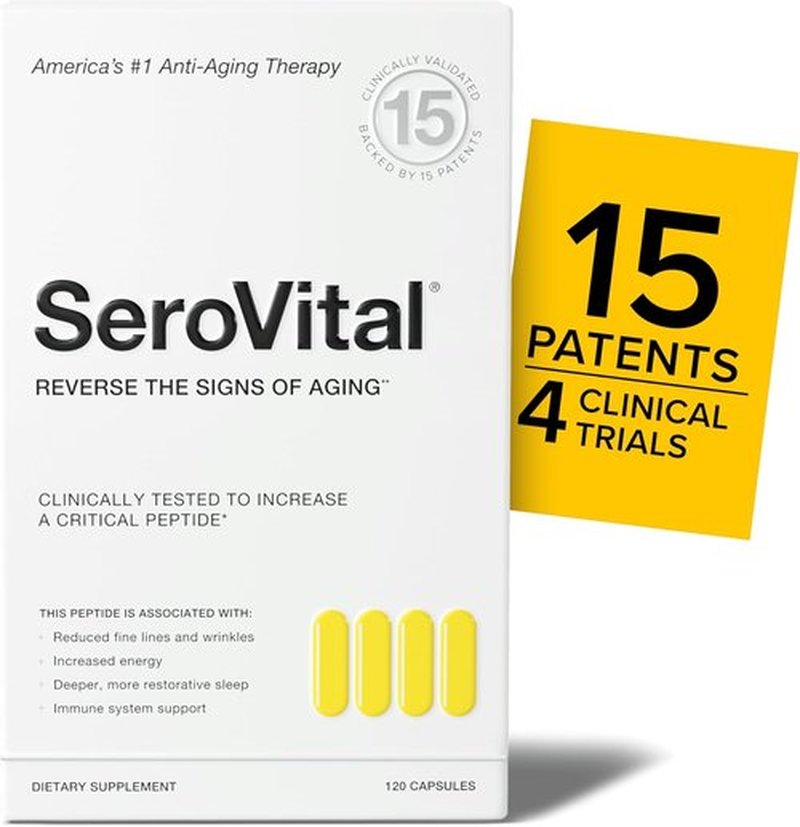 Serovital Renewal Complex - Anti-Aging Supplements for Energy & Immunity - 30-Day Supply