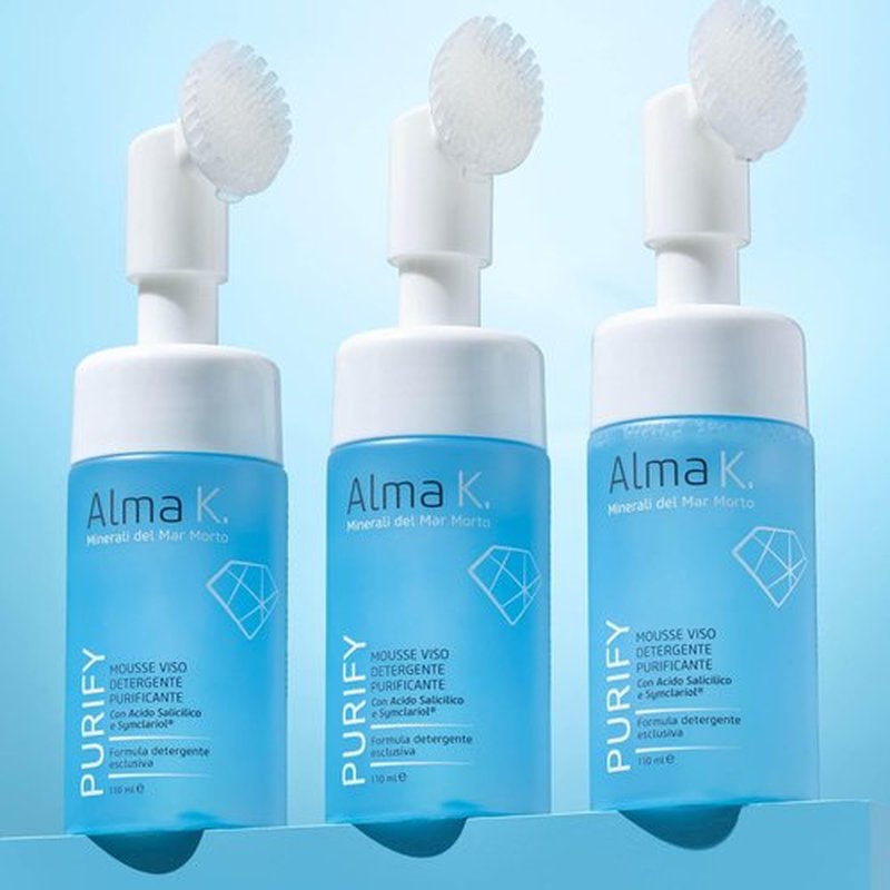 ALMA K Pore Cleansing Foaming Mousse - Gentle Face Cleanser for Women - Hydrating Facial Cleanser with Salicylic Acid - Face Wash for Women - 3.4 oz