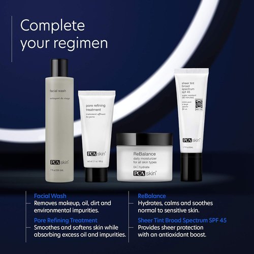 PCA SKIN Pore Refining Treatment - Exfoliate & Purify Skin with Clay, Mandelic Acid & Enzymes (2.1 oz)
