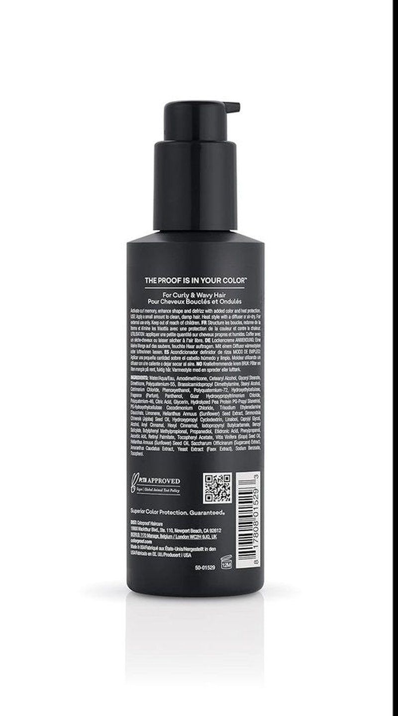 Colorproof Tru Curl Enhancing Crème - Anti-Frizz Curl Cream with Black Currant & Jasmine | 6.4 Fl Oz