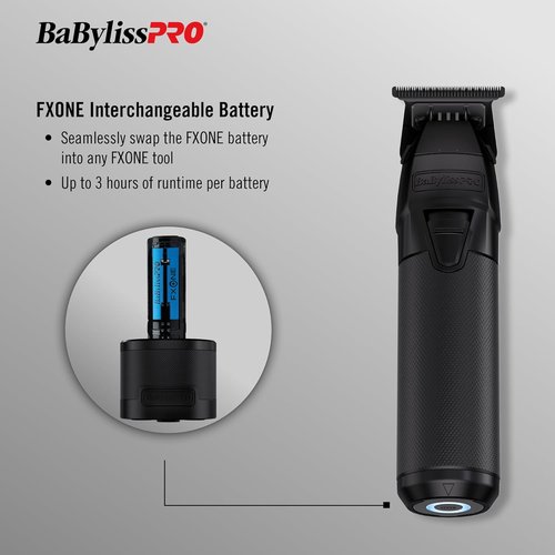 BaBylissPRO FXONE Professional Cordless Trimmers - Interchangeable Battery for Men