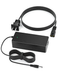 VHBW 42V 2A Electric Scooter Charger–Compatible with GoTrax GXL V2, Apex, XR Ultra, Electric Scooters with 36V Lithium Battery - Round DC Plug (Not 3-Prong or XLR)
