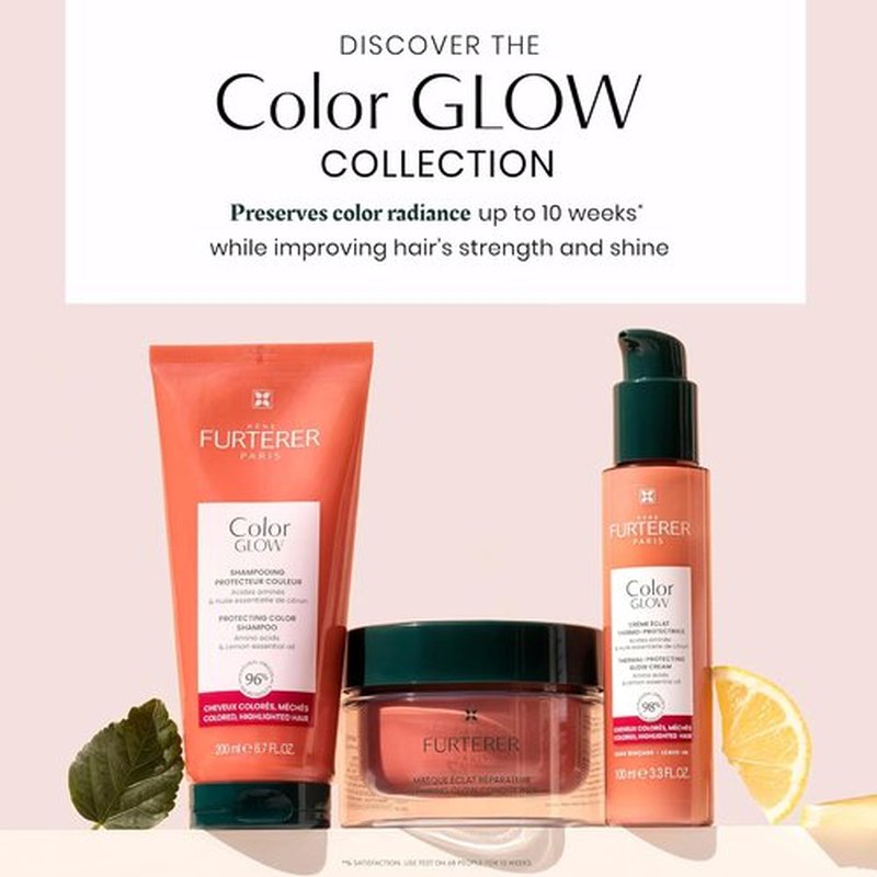 Rene Furterer Color Glow Conditioner - Repairing Formula with Amino Acids & Lemon Oil
