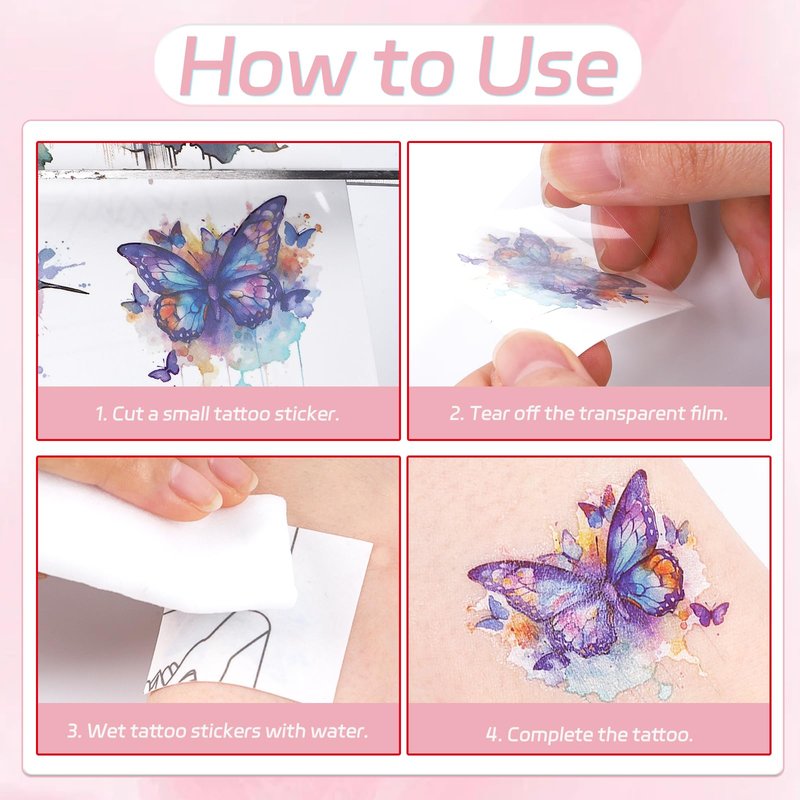 Yoyuspy Axolotl Temporary Tattoos Stickers - 200+ Axolotl Birthday Decorations Party Favors Supplies Decor Cute Pink Tattoo Temporary Adults Prizes Rewards Gifts