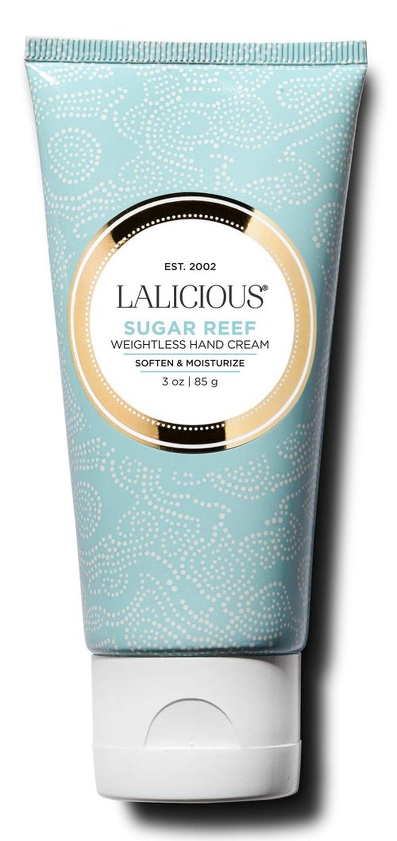 LaLicious Sugar Reef Weightless Hand Cream - Natural Hand & Cuticle Lotion with Mango Butter & Milk Thistle - Cruelty-Free Skin & Body Moisturizing Cream (3oz)